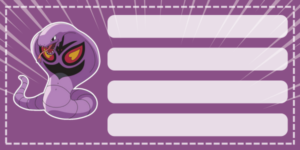 Etiquetas escolares de Pokémon