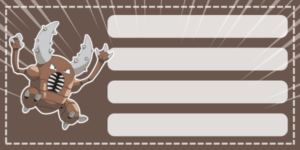 Etiquetas escolares de Pokémon