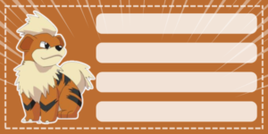 Etiquetas escolares de Pokémon