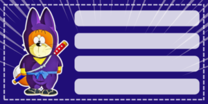 Etiquetas escolares de Dragon Ball