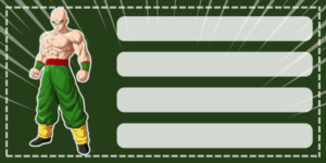 Etiquetas escolares de Dragon Ball