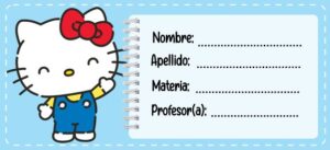 Etiquetas de Hello Kitty