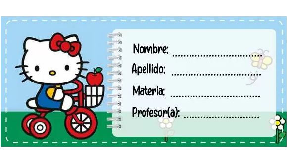 Etiquetas de Hello Kitty