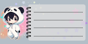 Etiquetas Escolares Kawaii