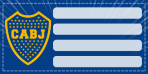 Etiquetas Escolares de Boca Juniors