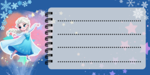 Etiquetas Escolares de Frozen