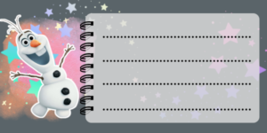 Etiquetas Escolares de Frozen