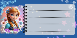 Etiquetas Escolares de Frozen
