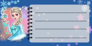 Etiquetas Escolares de Frozen