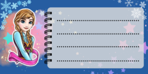 Etiquetas Escolares de Frozen
