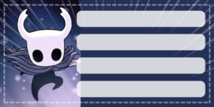 Etiquetas Escolares de Hollow Knight