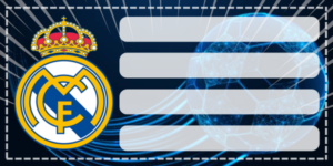 Etiquetas Escolares de Real Madrid