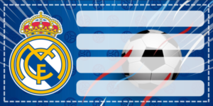 Etiquetas Escolares de Real Madrid