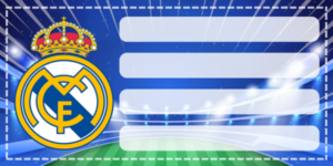 Etiquetas Escolares de Real Madrid