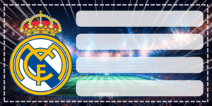 Etiquetas Escolares de Real Madrid