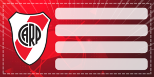 Etiquetas Escolares de River Plate