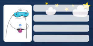 Etiquetas escolares de Flork