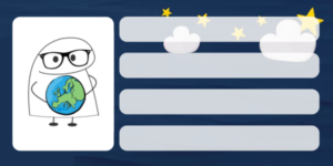 Etiquetas escolares de Flork