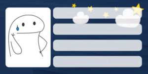 Etiquetas escolares de Flork