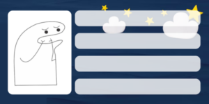 Etiquetas escolares de Flork