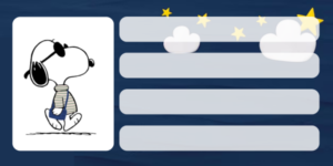 Etiquetas Escolares de Snoopy