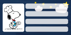 Etiquetas Escolares de Snoopy